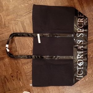 BRAND NEW - Victoria's Secret Black Mesh Bag